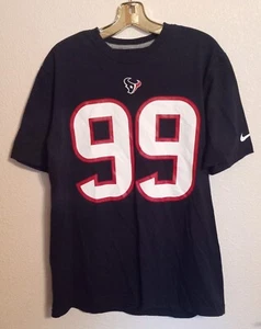 Nike J.J. Watt Jersey Shirt Mens Size Large Blue Red Houston Texans #99 NFL - Picture 1 of 4