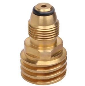 Universal Fit Propane Tank Adapter Converts LP Tank POL to QCC1 (Type 1) Outlet - Picture 1 of 4