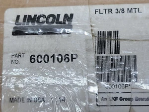 LINCOLN 600106P 3/8" NPT FILTER - Bild 1 von 5