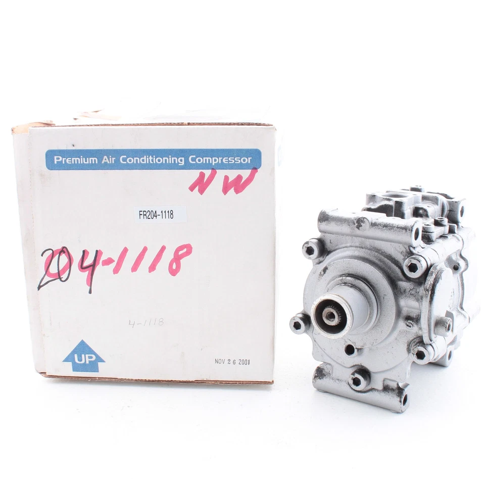 Compresor de aire acondicionado Frigette 204-1118 remanufacturado para TV12C 88-93 Toyota Tercel Foto 1 de 4