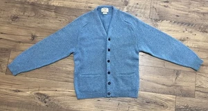 Vintage Arrow 3-ply Cardigan Sweater Size Medium M Lambswool, Pockets - Picture 1 of 6