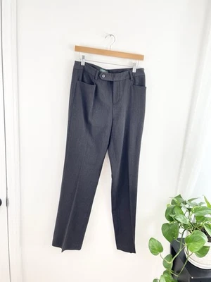 Pantalones de vestir Ralph Lauren 4 gris carbón lana Adelle hasta el tobillo para mujer 4’s Foto 1 de 4