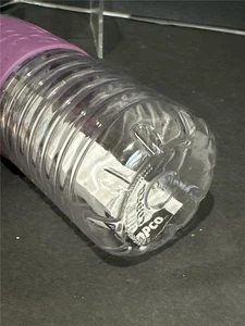 Copco Hydra wiederverwendbare Trinkflasche lila Punkte rutschfeste Hülle, 16 Oz NEU - Bild 1 von 2