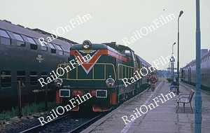 Slide 35mm PKP Polish Poland Railways Loco 1991 - Picture 1 of 1