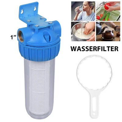 10" Wasserfilter Filtergehäuse Vorfilter Hauswasser Leitungswaßer Filter 10 Zoll - Bild 1 von 4