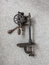 ANTIQUE MILLERS FALLS BENCH MOUNTED DRILL PRESS