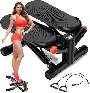 Steppers For Exercise At Home, Stair Stepper With Resistance Bands, Upgraded For - Picture 1 of 12