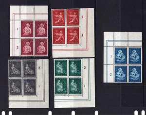 NETHERLANDS 1944 CHILD WELFARE FUND SET BLOCKS VERY FINE MUH. - Picture 1 of 2