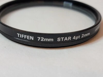 Tiffen 72mm Star 4 Point 2mm Filter Lense  Made in Japan - Image 1 of 3