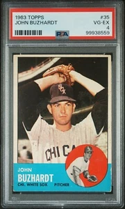 1963 TOPPS JOHN BUZHARDT #35 PSA 4 (559) - Picture 1 of 2