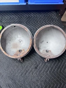 Ford Model A Headlight Housings 1930 1931 Stainless Steel - Picture 1 of 5