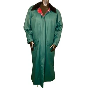 Vintage Misty Harbor Rain Jacket Trench Coat Fully Lined Womens Size Large - Picture 1 of 7