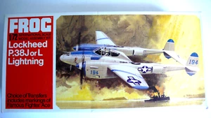 KIT FROG 1/72è LOCKHEED P-38 LIGHTNING TRÈS BON ÉTAT COMPLÈTE - Picture 1 of 4