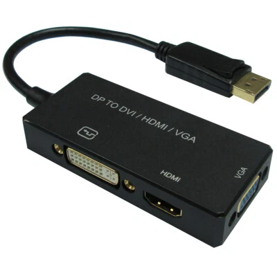 Adapterkabel DisplayPort - VGA / DVI / HDMI, v1.2, Aktiv - Bild 1 von 3