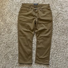 Du/er Duer No Sweat Pants N2X Relaxed Taper Stretch Brown Jeans 36x25
