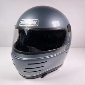 Simpson M41 M61 Helmet 7 3/8 Gray Snell 85 Vtg 80's - Picture 1 of 12