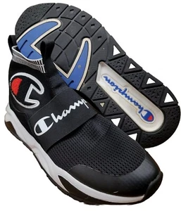 Scarpe da ginnastica sportive hi top CHAMPION Rally Pro da uomo bianche e nere taglia 10,5 - Foto 1 di 12