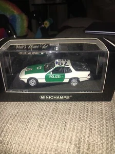 Minichamps 400062190 # Porsche 924 police 1984 Polizei Düsseldorf 1:43 NEW - Picture 1 of 4