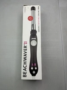 Beachwaver S1 Ceramic Dual Rotating Curling Iron Black & Silver Model BW1136S1 - Picture 1 of 9