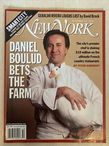 1998 14. Dezember NEW YORK Magazin DANIEL BOULUD NYC Premier Koch Geraldo Rivera - Bild 1 von 2