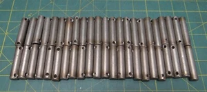 Perni tasselli in acciaio con 2 fori lunghi 2-1/4", diametro 1/2", foro 3/16", quantità: 46 - Foto 1 di 3