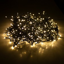 Lagerräumung - Lichterkette 480 LED 36m Warmweiß Weihnachtsdeko In-/Outdoor