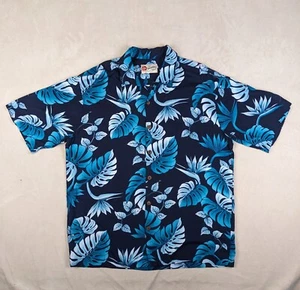 Hilo Hattie XL Mens Shirt Hawaiian Camp Casual Floral Rayon READ - Picture 1 of 13