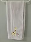 Starting Out One Pale Pink Baby Blanket Giraffe Flower Embroidery 40” X 30” MINT