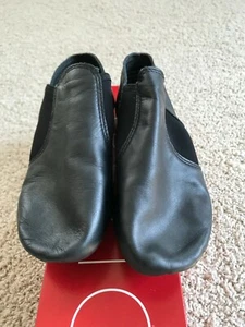 Zapatos de jazz negros sin cordones serie E Capepio EJ2 talla 8M en excelente estado - Imagen 1 de 7