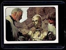 1977 Star Wars Panini Mini Sticker LUKE AND OBI-WAN HELP UP A WOUNDED C-3P0 #65