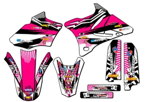 2002-2014 YZ 85 MAYHEM Pink Senge Graphics Kit compatible con Yamaha - Imagen 1 de 10