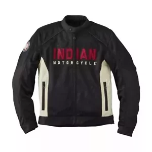 Indian Motorbike Mesh Jacket Motorcycle Sports Racing Mesh Jacket - Picture 1 of 3