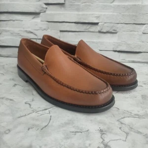 G.H. BASS Weejuns Venetian Loafers. UK Size 8. Tan Leather - Picture 1 of 14