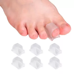 6-Pack Hammer Toe Straighteners for Women & Men Toe Spacers Medium Size - Picture 1 of 7