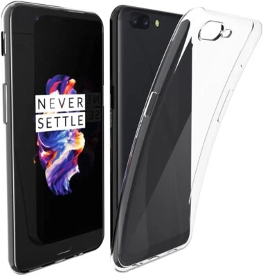 Cover per ONEPLUS 5 in TPU per Smartphone  Protezione Slim Case Trasparente - Immagine 1 di 4