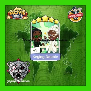 KEYING DOUBLE- Mono_poly_Go! 5 Star Sticker - Movie Night Album - Fast Delivery - Picture 1 of 1