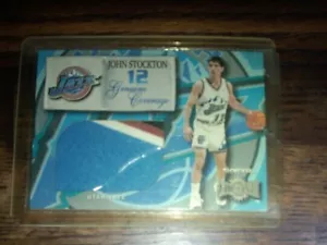 Carta da visita Utah Jazz NBS John Stockton 12 copertura originale - Foto 1 di 3