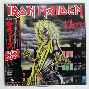 IRON MAIDEN KILLERS EMI EMS91016 JAPAN OBI VINYL LP