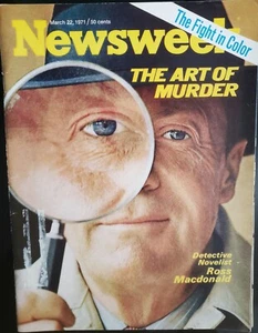Detective Novelist Ross Macdonald Newsweek March 22 1971 Magazine Ali / Frazier - Picture 1 of 5