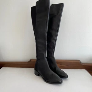 Botas de montar Calvin Klein DeeDee por encima de la rodilla para mujer 7 negras - Imagen 1 de 6