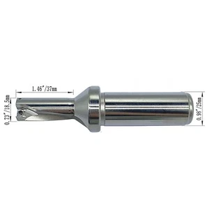 Φ18.5-2D-C25 WC/SP/WD Indexable Drill 25mm SP U drill C25-18.5-2D,For SPMG060204 - Picture 1 of 9