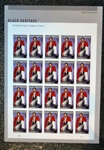 2019USA #5349 Forever Gregory Hines - Black Heritage - Sheet of 20 Mint NH - Picture 1 of 1