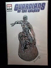 Guardians of the Galaxy 1, Silver Surfer Full Sketch by Daniel Crutcher, Marvel 