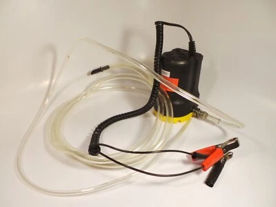 12V 5A Electric Motor Diesel Oil Extractor Scavenge Suction Transfer Change Pump - Imagem 1 de 3