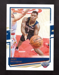 Tarjeta base Donruss ZION WILLIAMSON 2020-21 Pelicans #147 como nueva - Imagen 1 de 2