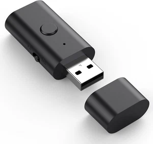 Bluetooth 5.3 Transmitter Receiver, 3.5Mm Aux Wireless USB Adapter, Low Latency, - Afbeelding 1 van 12