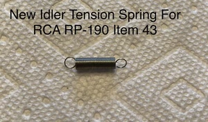 RCA & Others With RP190 Record Player Changer Idler Tension Spring #43 - Picture 1 of 2