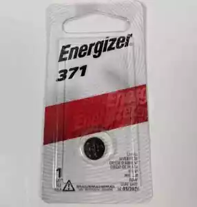 Energizer Silver Oxide 370/371 1.55 V 0.03 Ah Electronic/Watch Battery Exp 03/27 - Picture 1 of 1