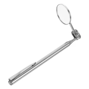 Small Round Mirror Extendable for Contractors Machine Tool Inspection Mirrors - Picture 1 of 12