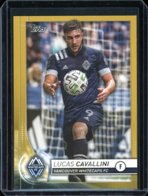 2020 Topps "mls" LUCAS CAVALLINI rookie rc NUMBERED #/50 - Image 1 of 2